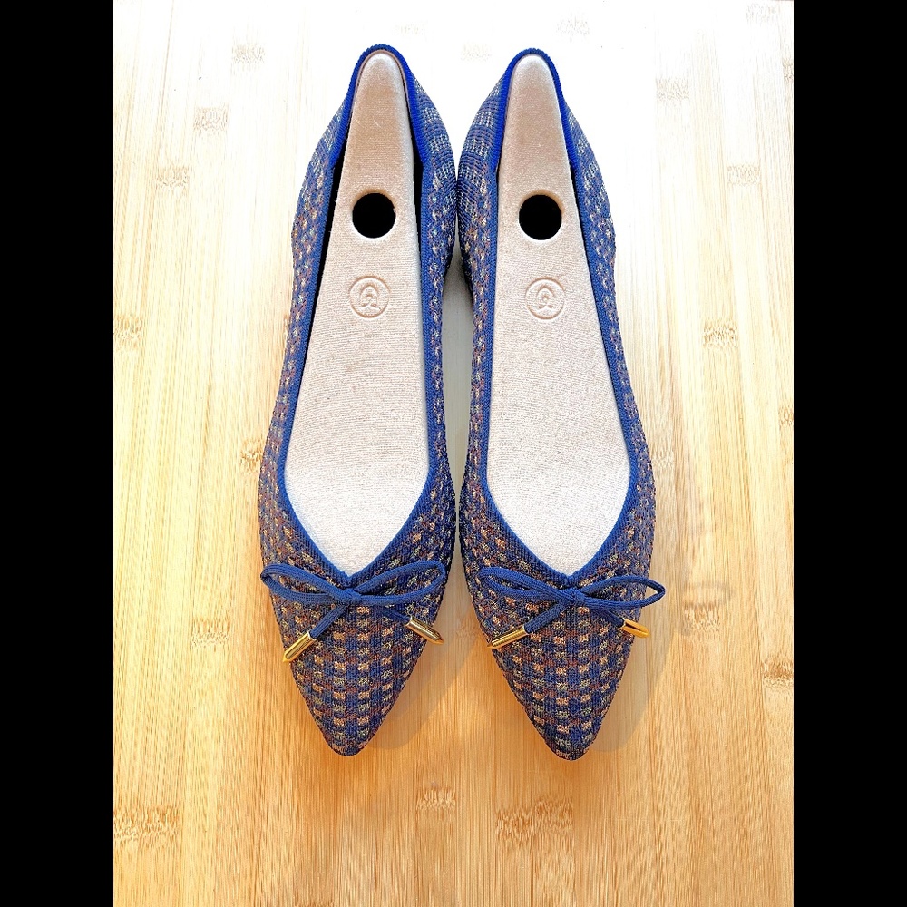 Rothy's Evening Metallic Points Size 13 BNIB